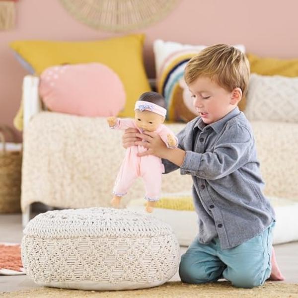 Bayer Design Muñeca Bebé My First Baby 28 Cm – Cuerpo Blandito, Ojos Que Se Cierran Al Dormir, Vestido Y Gorrito A Juego, Apta Desde 10 Meses, Regalo Perfecto Para Peques