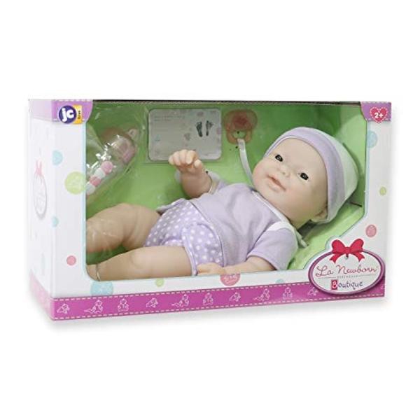 Muñeca Ashlyn WellieWishers de American Girl de 14,5 pulgadas con leotardo rosa, falda brillante, diadema y botas, para mayores de 4 años.