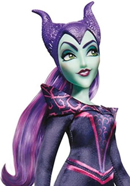 Muñeca de moda Maléfica de Disney Villains, accesorios y ropa extraíble, juguete de Disney Villains para niños de 5 años en adelante.