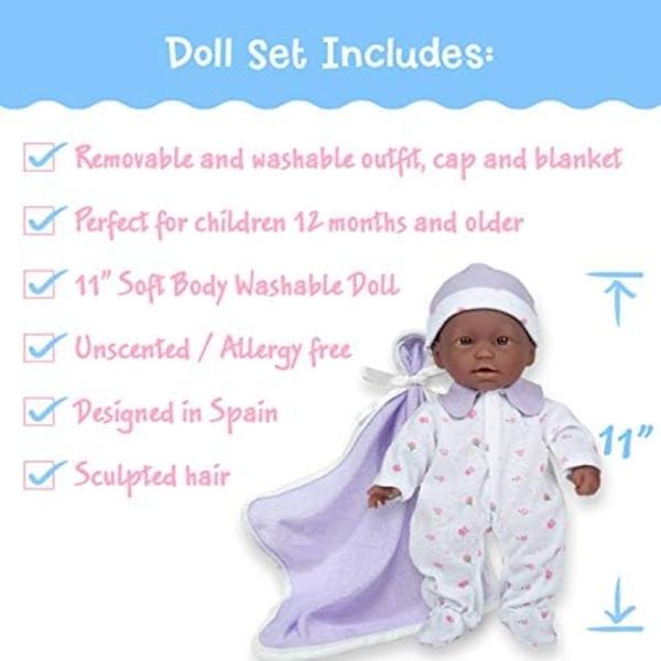 Bebés Llorones Tiny Cuddles Christmas Holly - Muñecas de 23 cm, Lloran Lágrimas Reales, Pijama Blanco con Muñeco de Nieve.