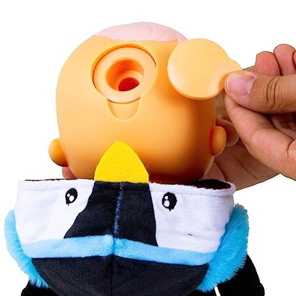 Bebés Llorones Pequeños Mimos Navideños Izzy - Muñecas Bebé de 23 cm, Lloran Lágrimas Reales, Pijama con temática de Pingüino Azul.