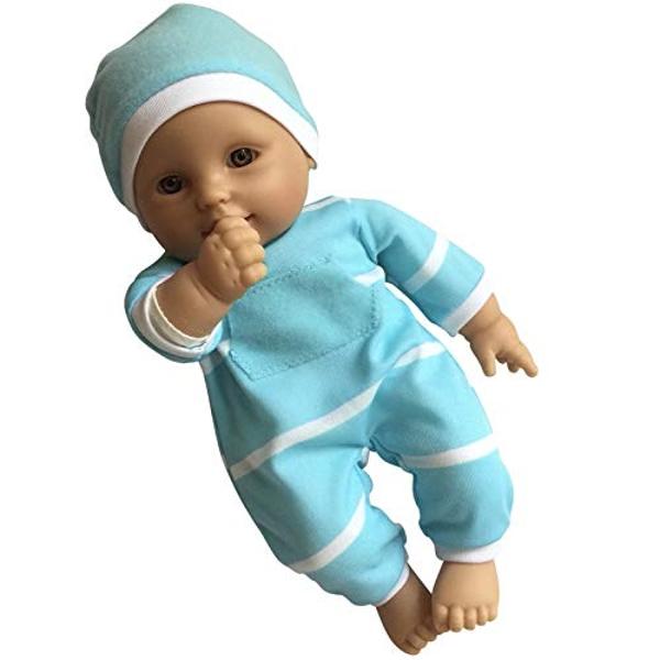 Muñeca de cuerpo blando de 28 cm de The New York Doll Collection en caja de regalo. Juguete de 28 cm para niños, niñas y bebés. Incluye chupete..