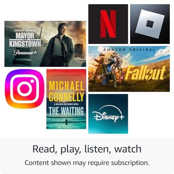 Tableta Amazon Fire HD 8, pantalla HD de 8", 3 GB de memoria, 32 GB, diseñada para entretenimiento portátil, color negro (versión 2024).