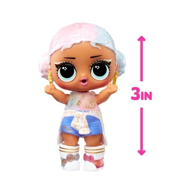 Muñeca LOL Surprise Hello Kitty Crystal Cutie con 7 sorpresas - Edición limitada del 50.º aniversario, regalo para niñas de 3 años en adelante.