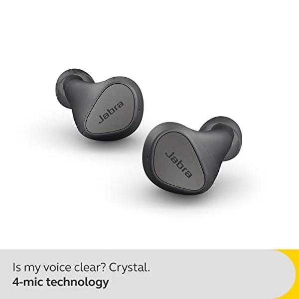 Jabra Elite 4 - Auriculares inalámbricos verdaderos gris oscuro.