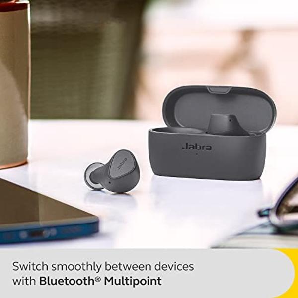 Jabra Elite 4 - Auriculares inalámbricos verdaderos gris oscuro.