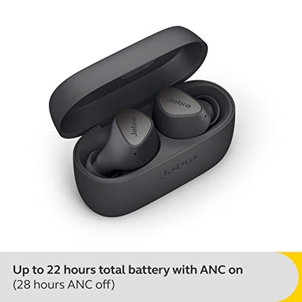 Jabra Elite 4 - Auriculares inalámbricos verdaderos gris oscuro.