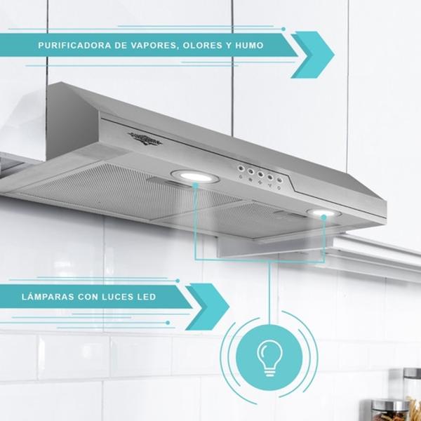 Batidora de mano Chefman con cuchillas de acero inoxidable, potente batidora eléctrica de 2 velocidades para picar hielo, ideal para preparar purés, batidos, salsas y sopas..