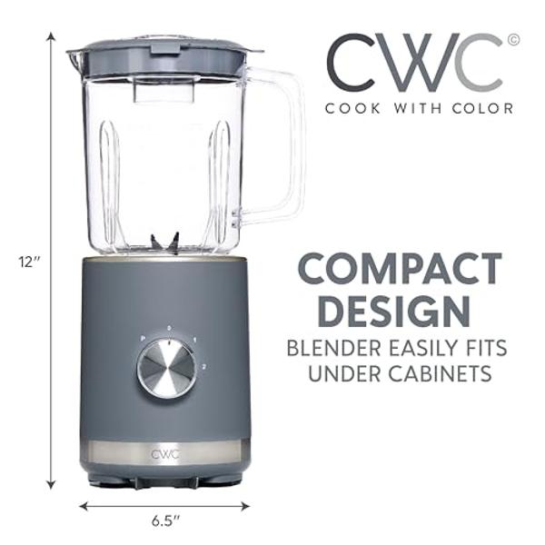 Licuadora La Reveuse Smoothies de una sola porción, 300 vatios, con botella deportiva portátil de viaje de 500 ml (sin BPA) (plateada).