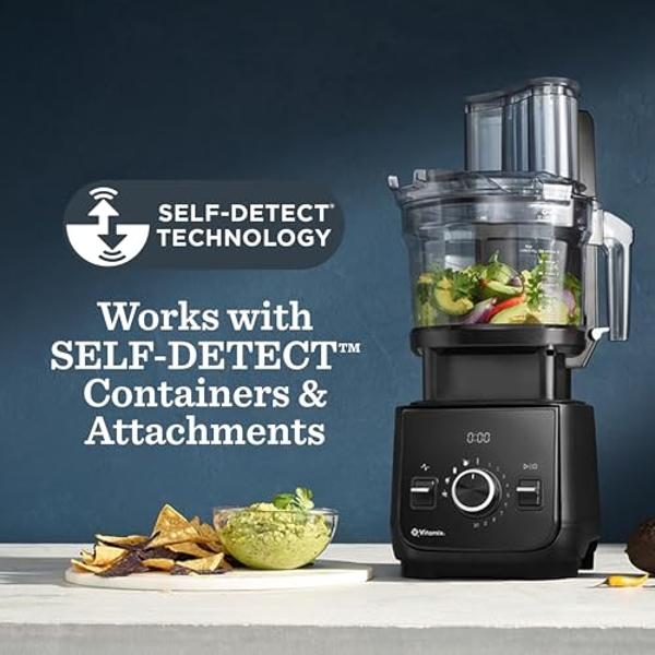 Licuadora Vitamix Ascent X2, de calidad profesional, con 3 programas de licuado preestablecidos, recipiente de 1,2 litros (48 onzas), autolimpiable, color blanco polar.