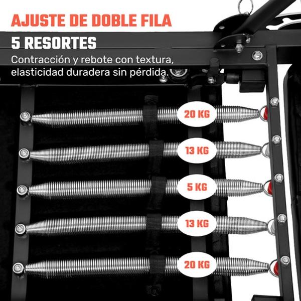 Cama Pilates Reformer Yoga Plegable Fitness 5 Resistencias Centurfit.