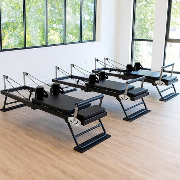 Cama Pilates Reformer Yoga Plegable Fitness 5 Resistencias Centurfit.
