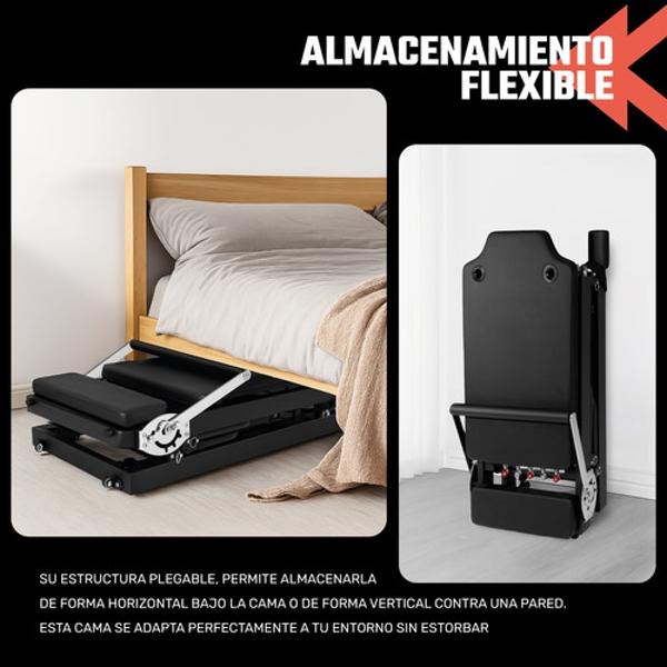 Cama Pilates Reformer Yoga Plegable Fitness 5 Resistencias Centurfit.