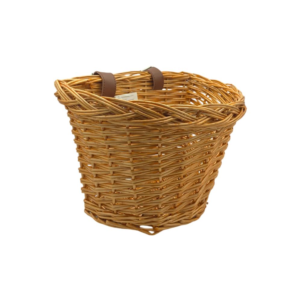 Canasta Canastilla Tejida Delantera Bici R16 Con Correas
