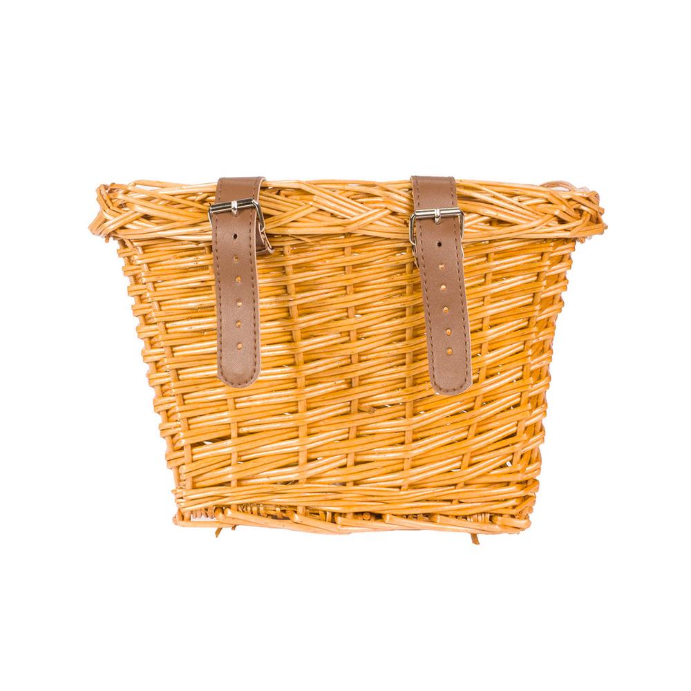 Canasta Canastilla Tejida Delantera Bici R16 Con Correas