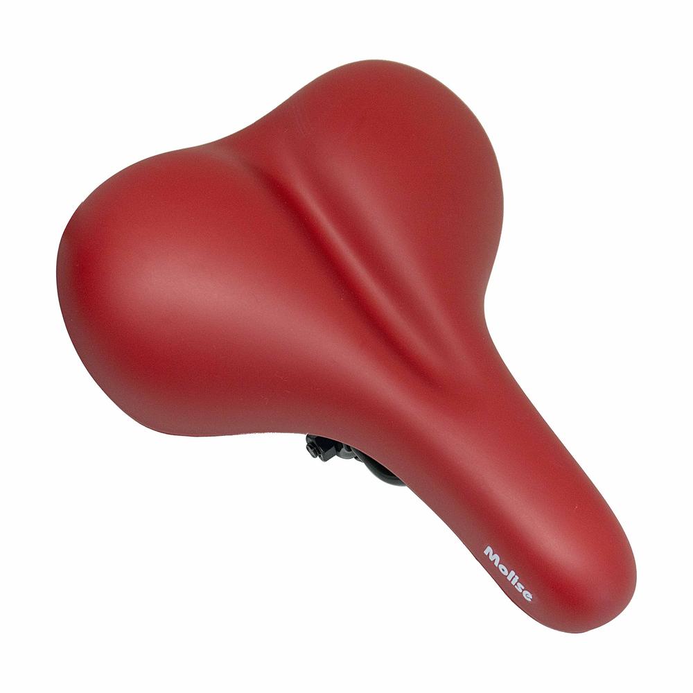 Asiento para bicicleta Selle Royal urbana Molise RVS 25.2x20.4mm rojo prostatico con broche