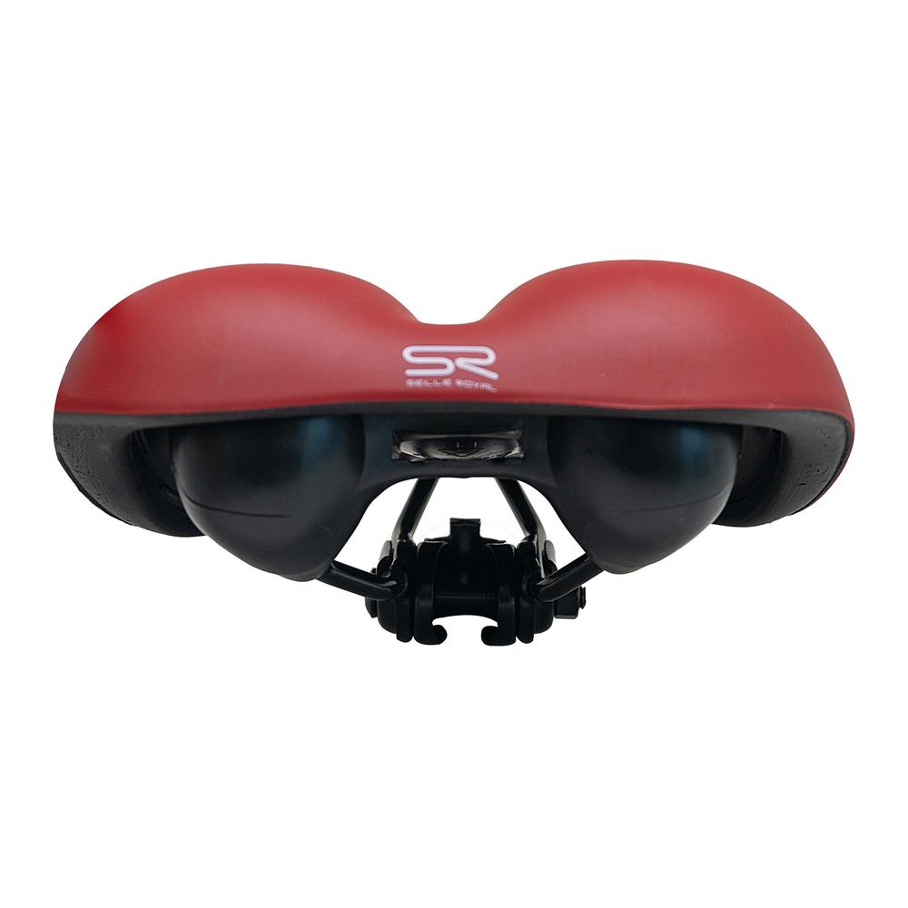 Asiento para bicicleta Selle Royal urbana Molise RVS 25.2x20.4mm rojo prostatico con broche
