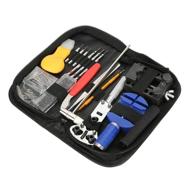 Kit Profesional 149 Piezas Herramientas Relojero Vlecexs - Para Abrir, Reparar, Cambiar Pilas Y Ajustar Correas De Relojes