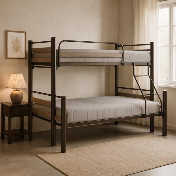 Litera Matrimonial - Individual Porto Con Escalera y Barandal de Seguridad