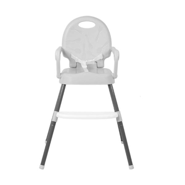 Silla para Bebé Desmontable con Cinturón De Seguridad, Periquera y Charola,Patas Ajustable de Altura, Gris, Bluelander 