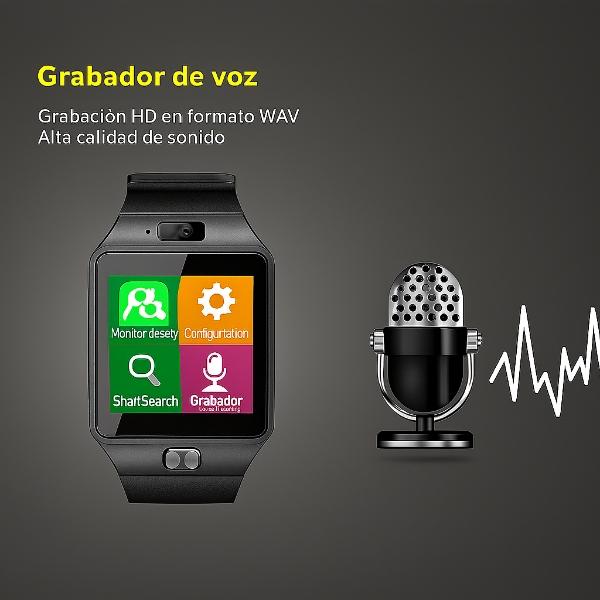 Smartwatch Dz09 Con Bluetooth, Cámara, Cronometro, Llamadas - Reloj Inteligente Negro