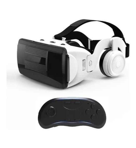 Lentes De Realidad Virtual Gafas 3d Vr Headset Y Controlador Malubero