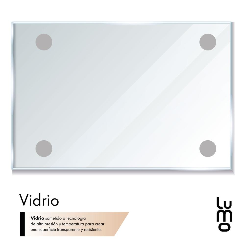 Mesa de Comedor Transparente Con Vidrio Moderna 120X70