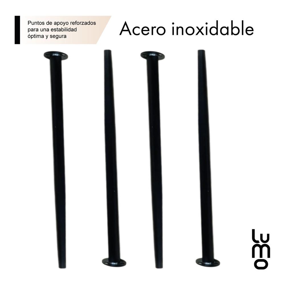 Mesa de Comedor Transparente Con Vidrio Moderna 120X70