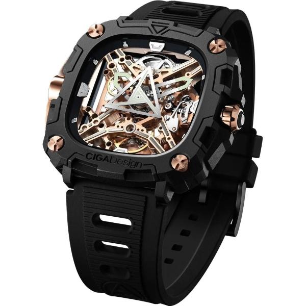Reloj de Pulsera Ciga design Hombre Series X Eye of Horus Automatic Gold