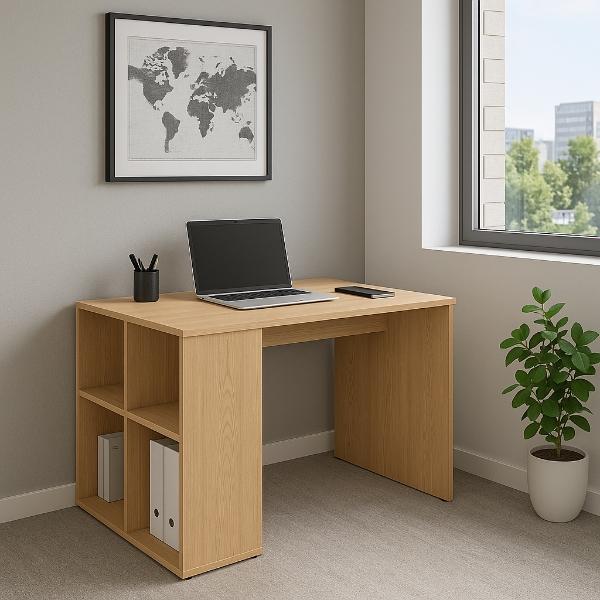 Escritorio con Estantes Laterales Merida