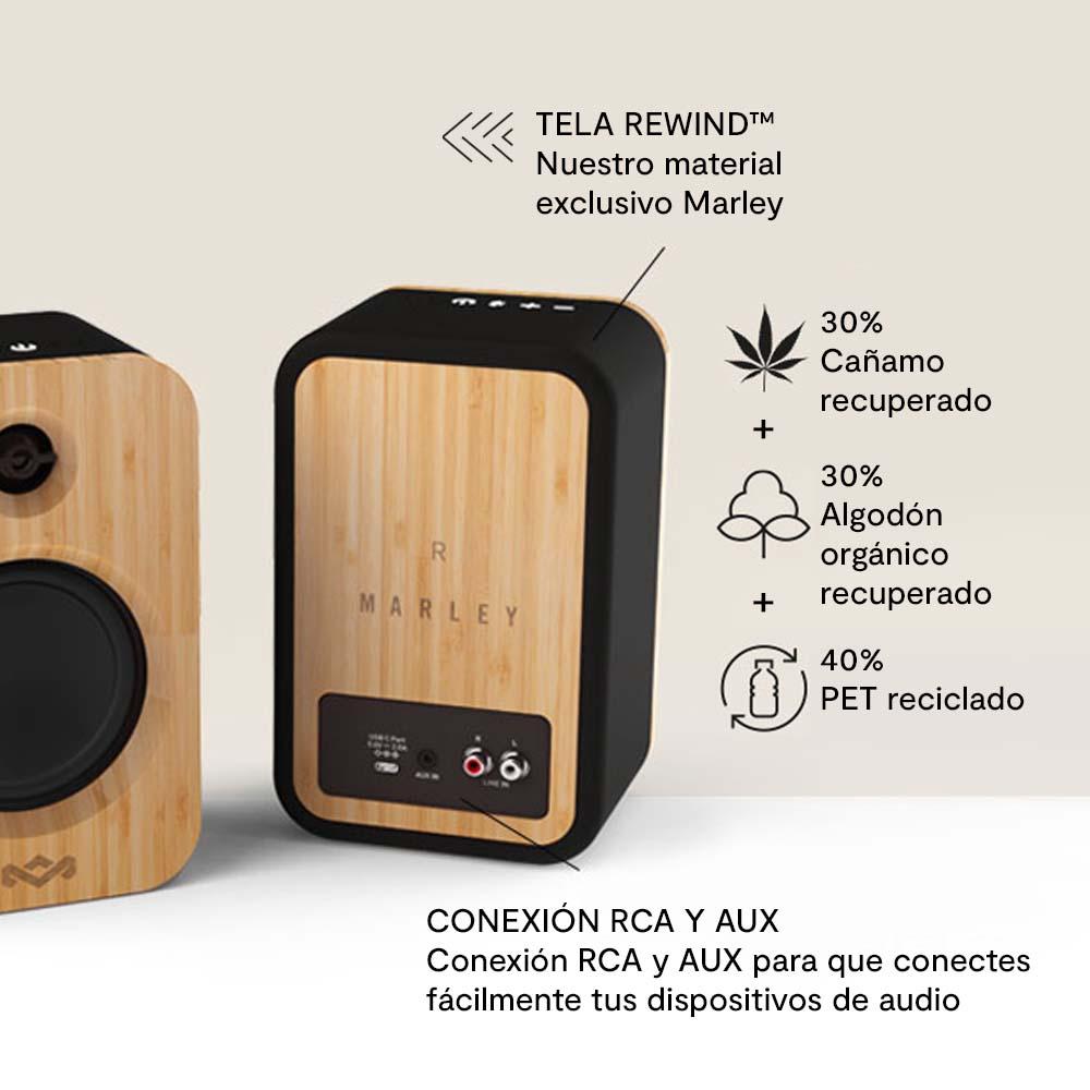 Bocina Get Together Duo Signature Black The House of Marley Bluetooth Wireless