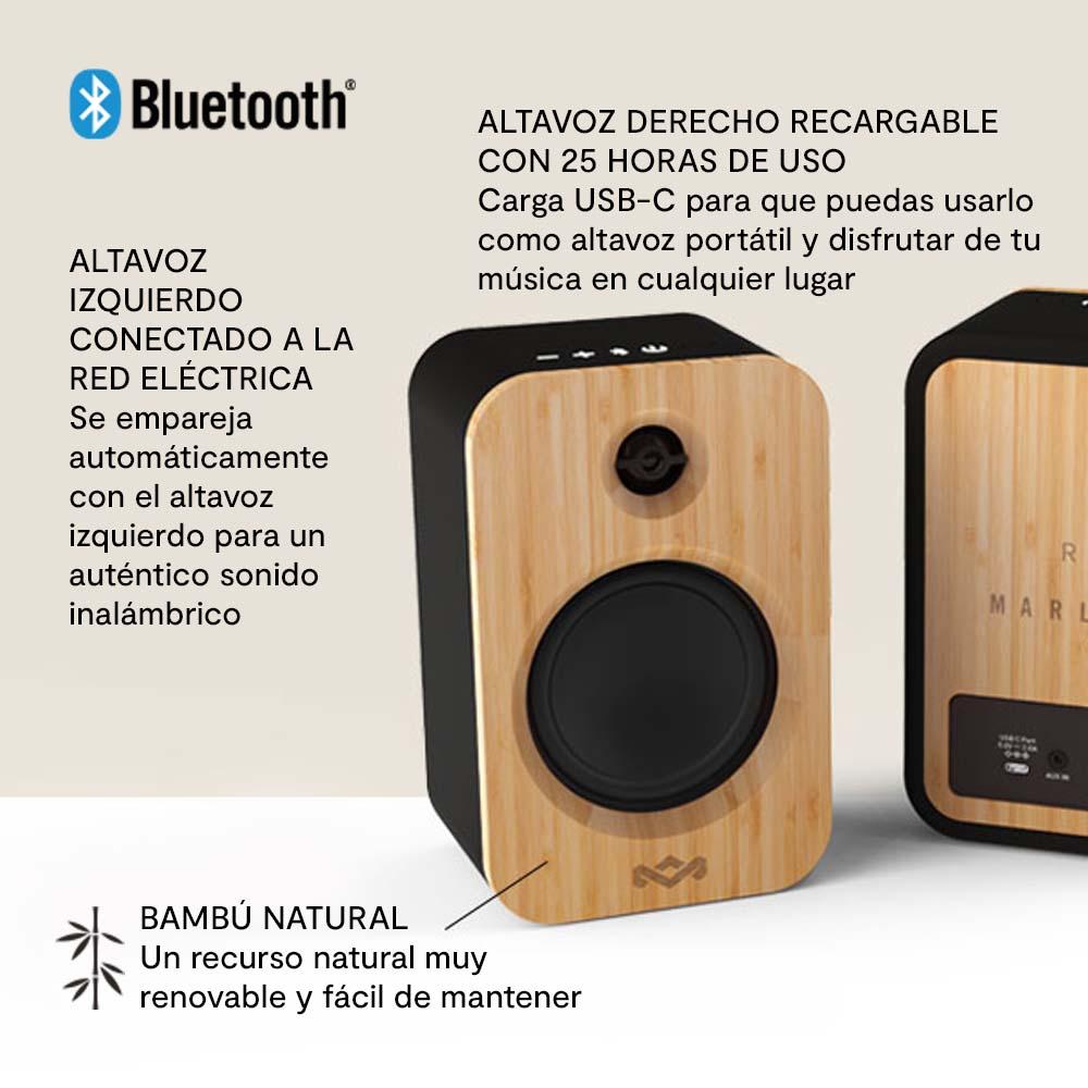 Bocina Get Together Duo Signature Black The House of Marley Bluetooth Wireless