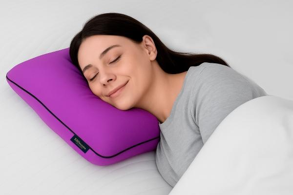 Paquete 2 Almohadas EBDreams Mold Gel Morada Air Sense Estandar Suave Ergonómica Bambú El Bazar Store