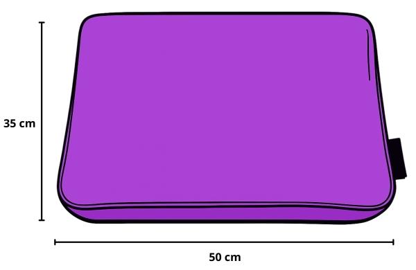 Paquete 2 Almohadas EBDreams Mold Gel Morada Air Sense Estandar Suave Ergonómica Bambú El Bazar Store