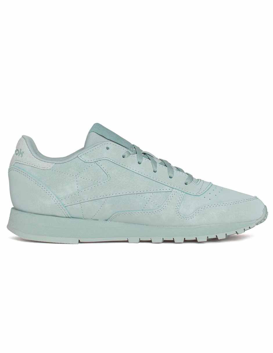 Tenis Joven Reebok Classic Leather Verde GY2445.