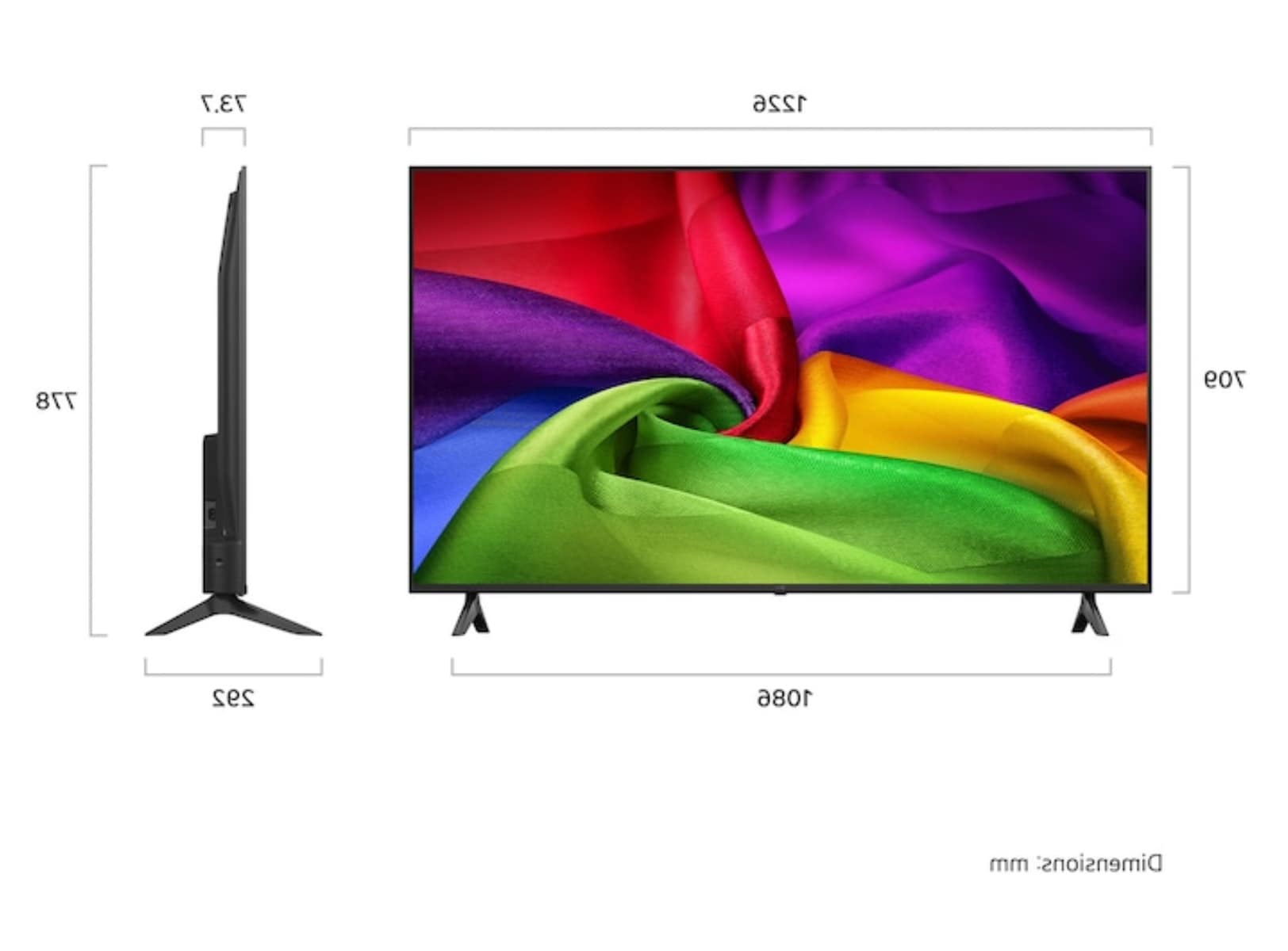 Televisión LG 55 NANO 4K UHD AI NU80 Smart TV 2026 55NU800BPSB
