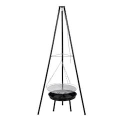 ilios-innova-asador-de-carbon-toro-tipo-tripode-con-parrilla-colgante-y-cadena-ajustable-estructura-acero-resistente