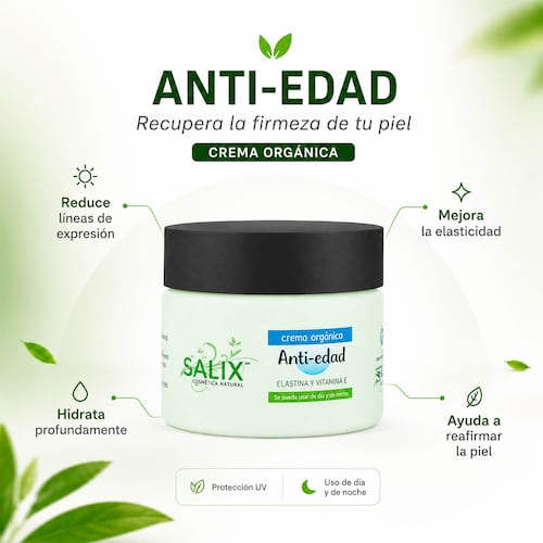 Salix Kit Cremas Naturales Skincare con Crema de Arroz y Acido Hialuronico