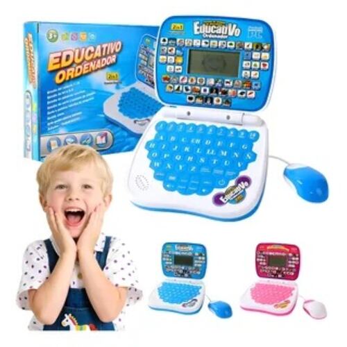Computadora Portátil Educativa Para Niños Con Música – Aprendizaje Preescolar Interactivo Con Diseño De Asa Portátil (3+ Años)