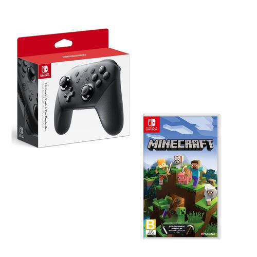 Nintendo Switch ブラック（Minecraft付き） Nintendo Switch Control Profesional - Negro (Original) + Nintendo