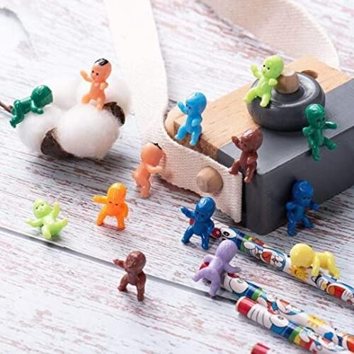 Pack De 100 Mini Bebés De Plástico De 2.5 Cm: Figuras De Muñecas Ángel Para Baby Shower, Decoración De Fiestas Y Juegos De Cubitos